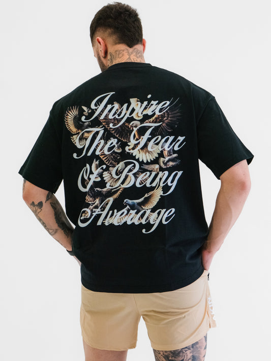 The Fearless Set – Inspire the Fear Tee + Black Out Gym Shorts