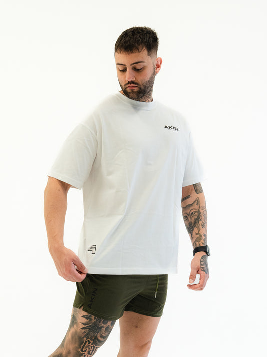 The Your World Set – Training Tee + Militia Green Gym Shorts