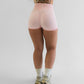 Essence 4" Scrunch Shorts Powder Pink