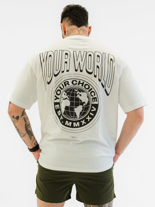 The Your World Set – Training Tee + Militia Green Gym Shorts